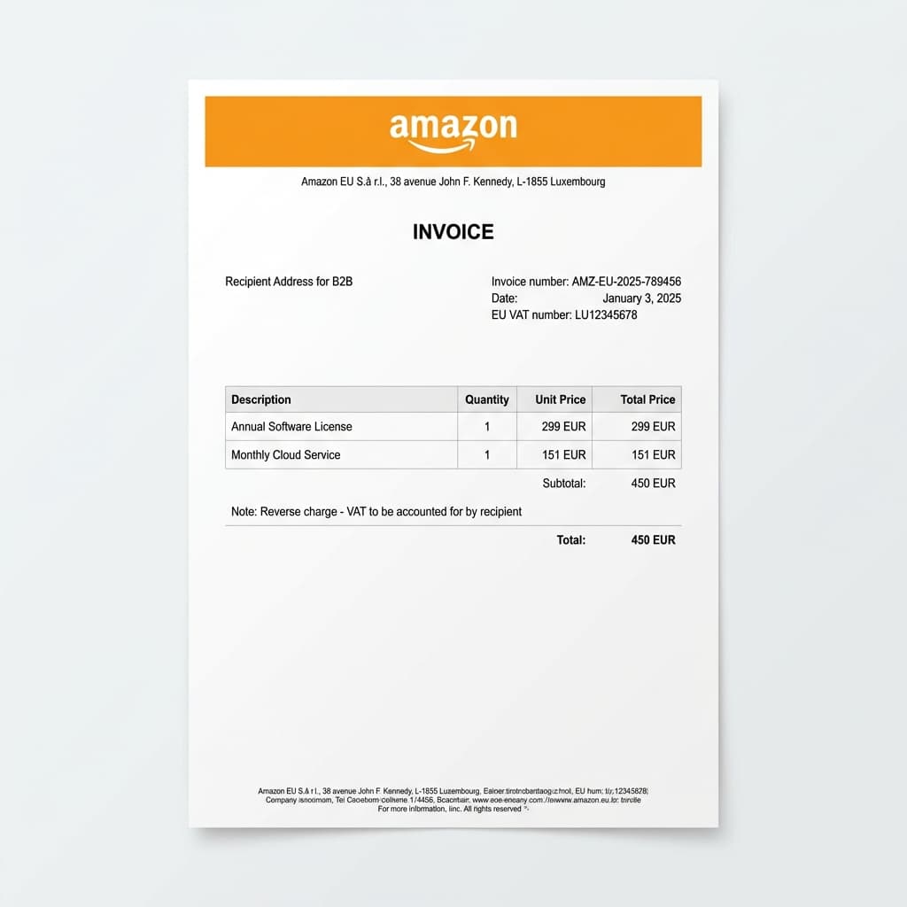 Facture Internationale